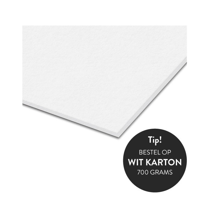 Geboortekaartje karton