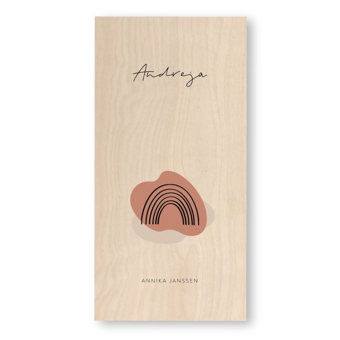 Geboortekaartje Hout Andreja
