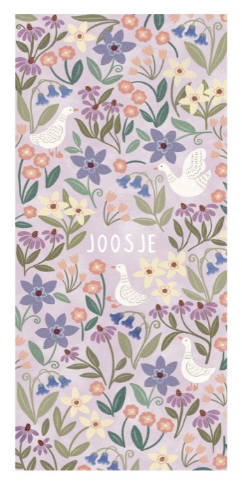 Geboortekaartje Joosje gansjes 10x20 - Froukje den Nijs