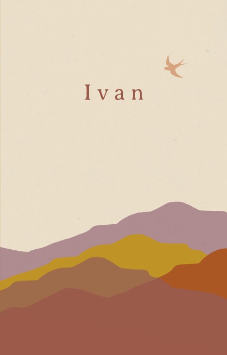 Geboortekaartje landschap bergen Ivan dubbel
