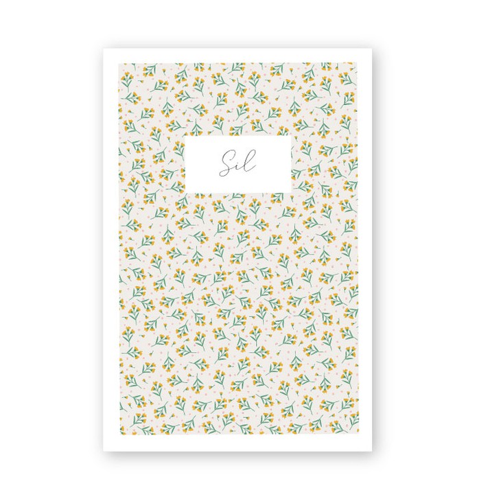 Babykaartje vintage meisje