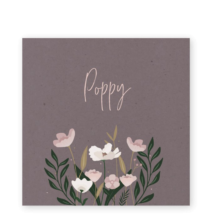 Babykaartje karton vintage