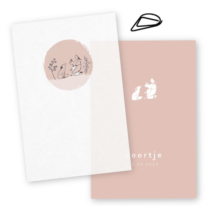 kalklabels babykaartje