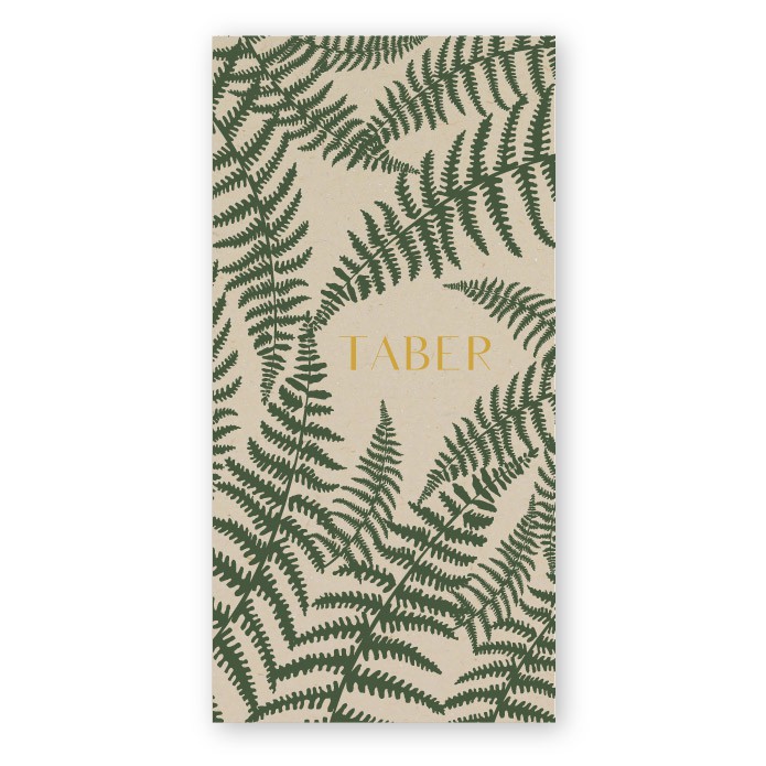 Geboortekaartje duurzaam varens Taber