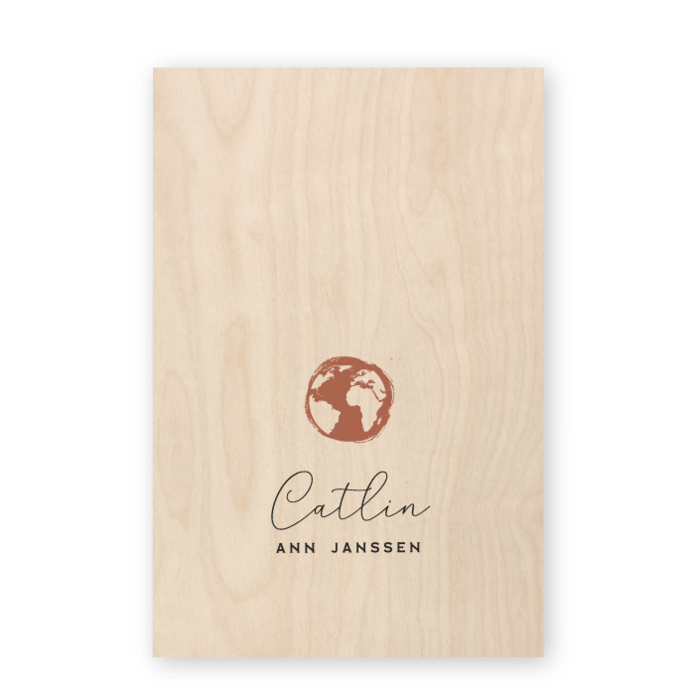 Geboortekaartje Hout Catlin