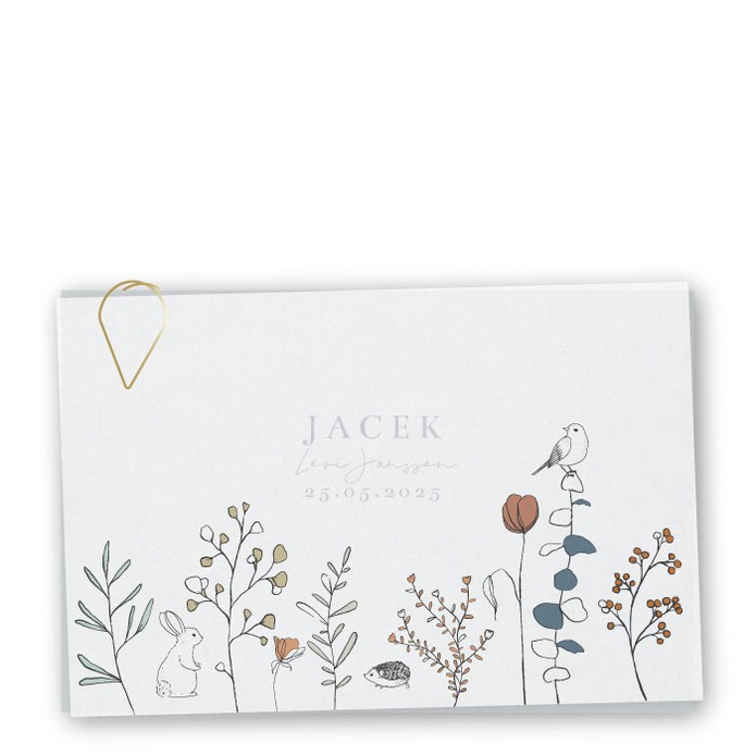 Geboortekaartje kalk Jacek
