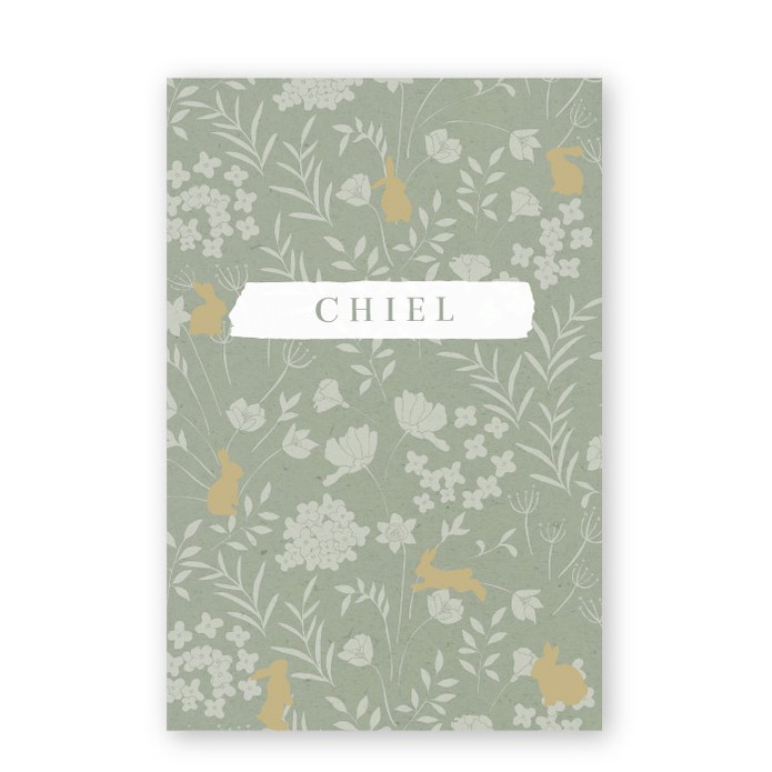 Geboortekaartje patroon lente