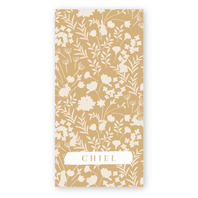 Geboortekaartje geel koijntje