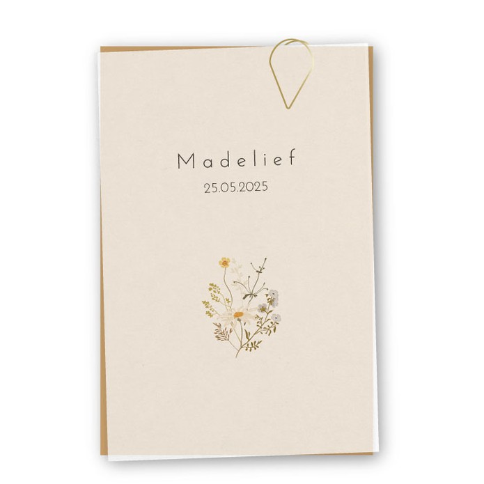 Babykaartje kalk boemen