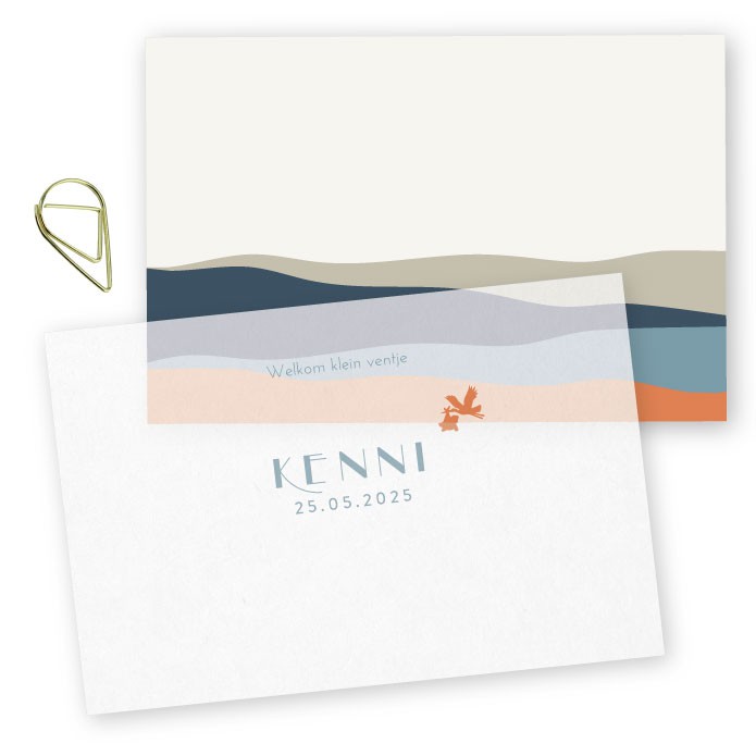 Geboortelabels kalk Kenni