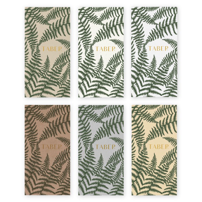 Geboortekaartje duurzaam varens Taber