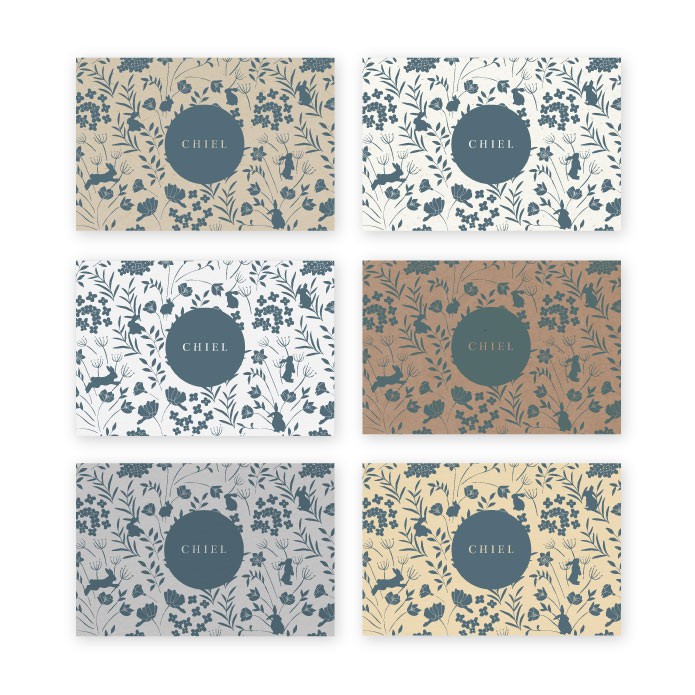 Geboortekaartje duurzaam konijntjes Chiel