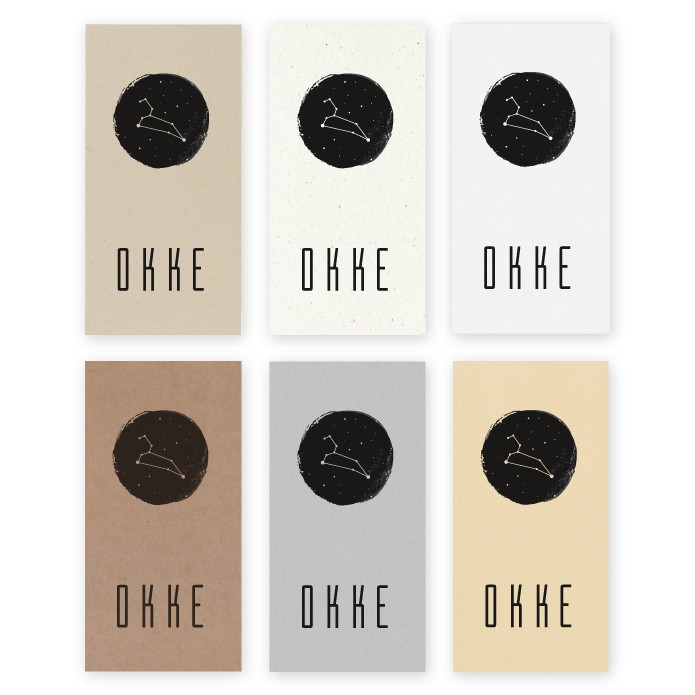 Geboortekaartje duurzaam sterrenbeeld Okke