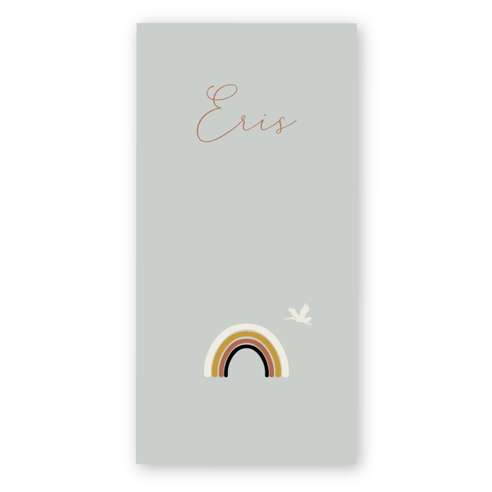 Geboortekaartje Eris karton