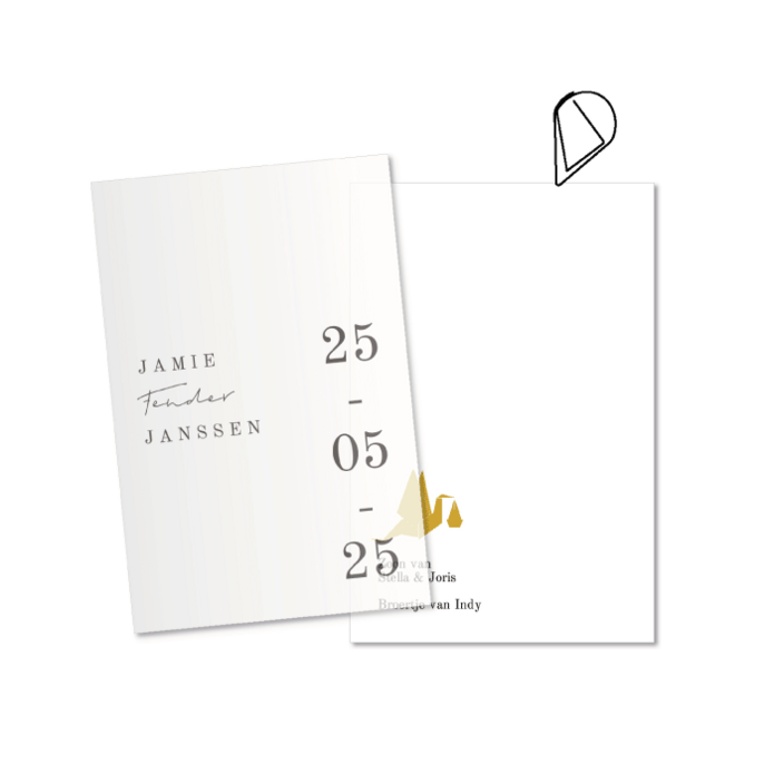 Geboortelabels kalk ooievaar