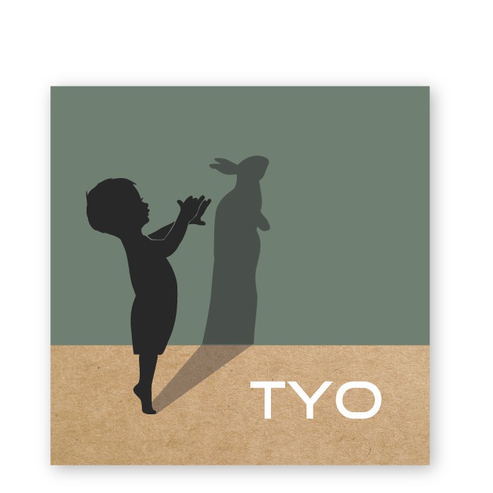 Geboortekaartje jongen kraft