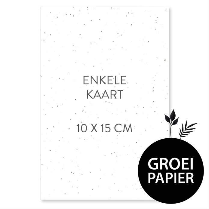 Zelf maken - 10 x 15 cm - groeipapier