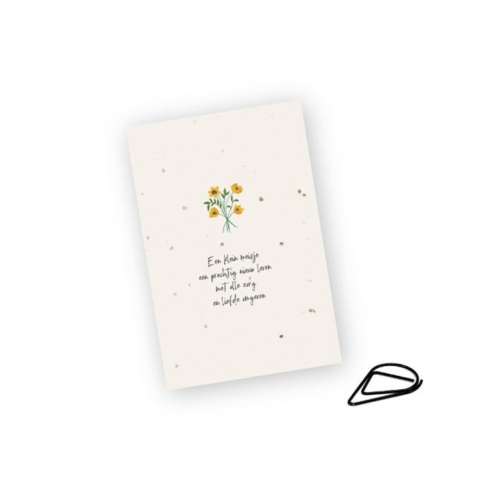 Minilabel groeipapier staand Yfke