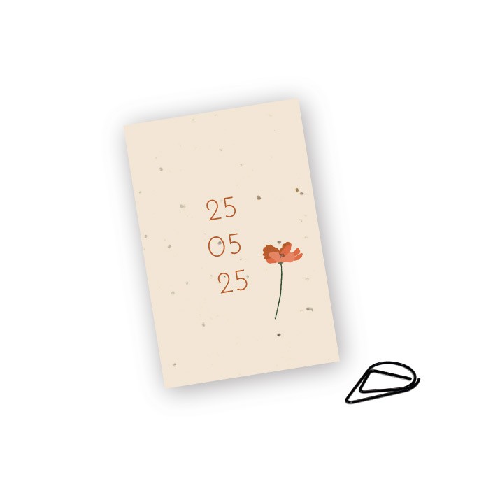 Minilabel staand bloemen Rajiv