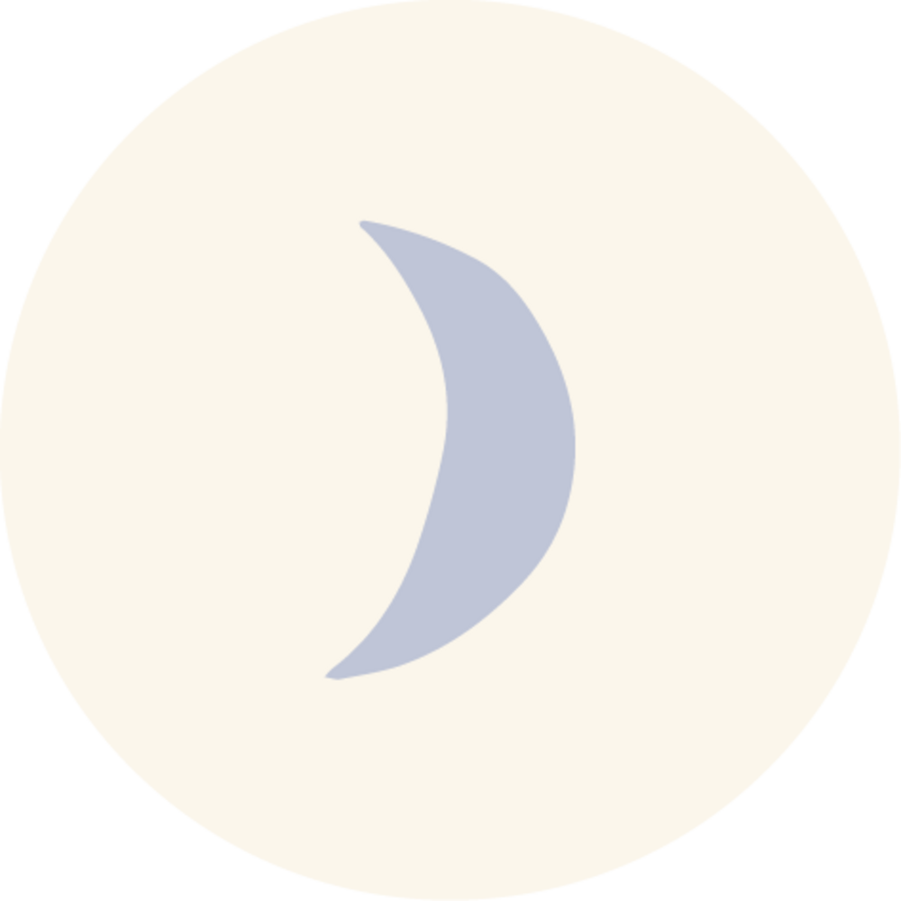 Sluitsticker maantje lichtblauw