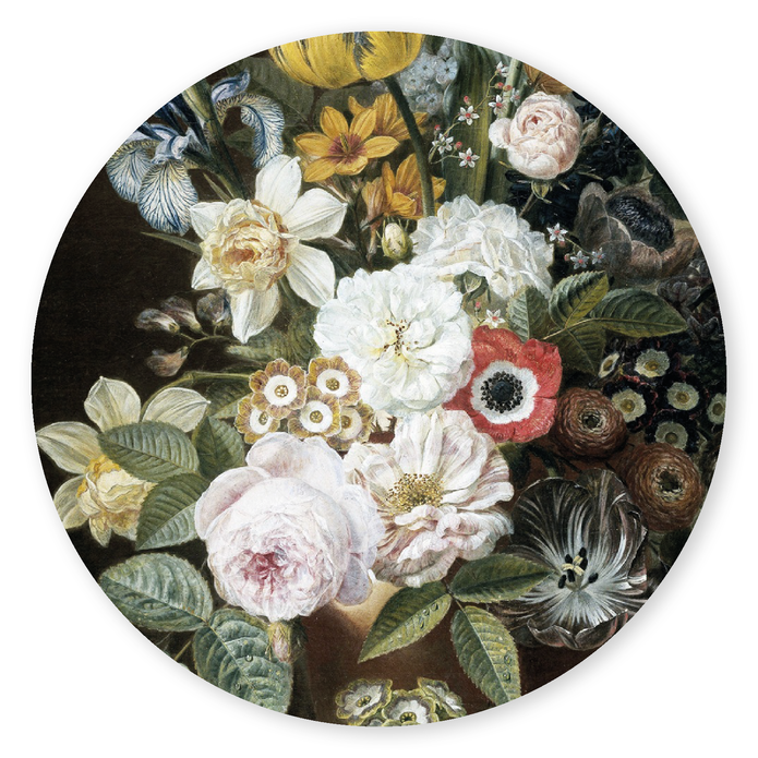 Sluitsticker museum bloemen