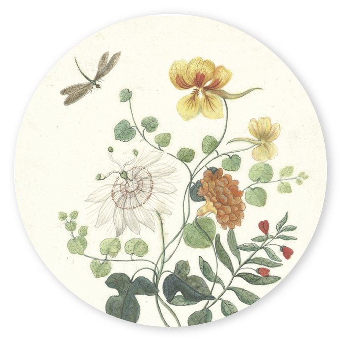 Sluitsticker museum bloemen moninkx Flo