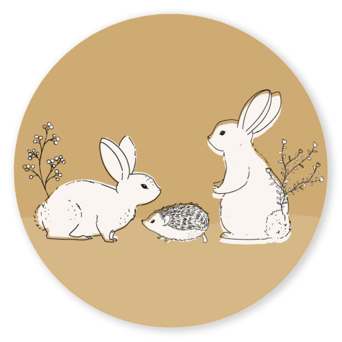 Sluitsticker konijntje Ailani