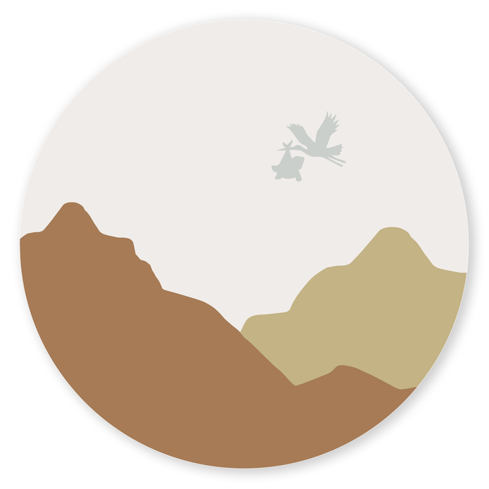 Sluitsticker bergen Louay vintage