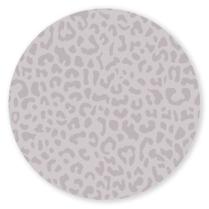 Sluitsticker panterprint lila