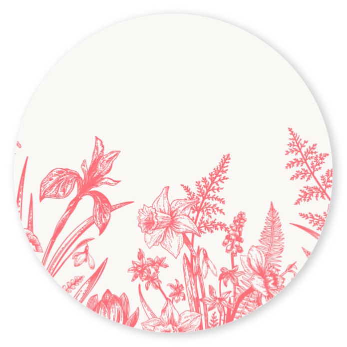 Sluitsticker wilde bloemen Marthe