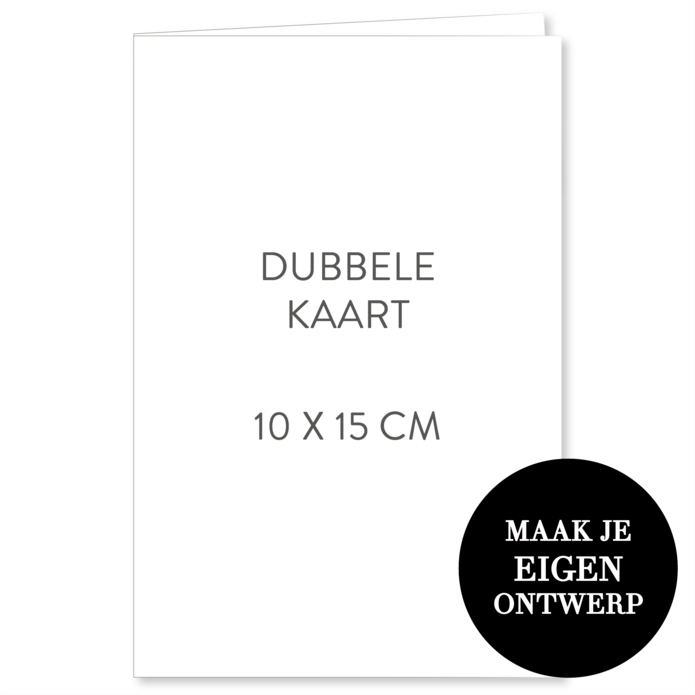 Zelf maken - 10 x 15 cm dubbel